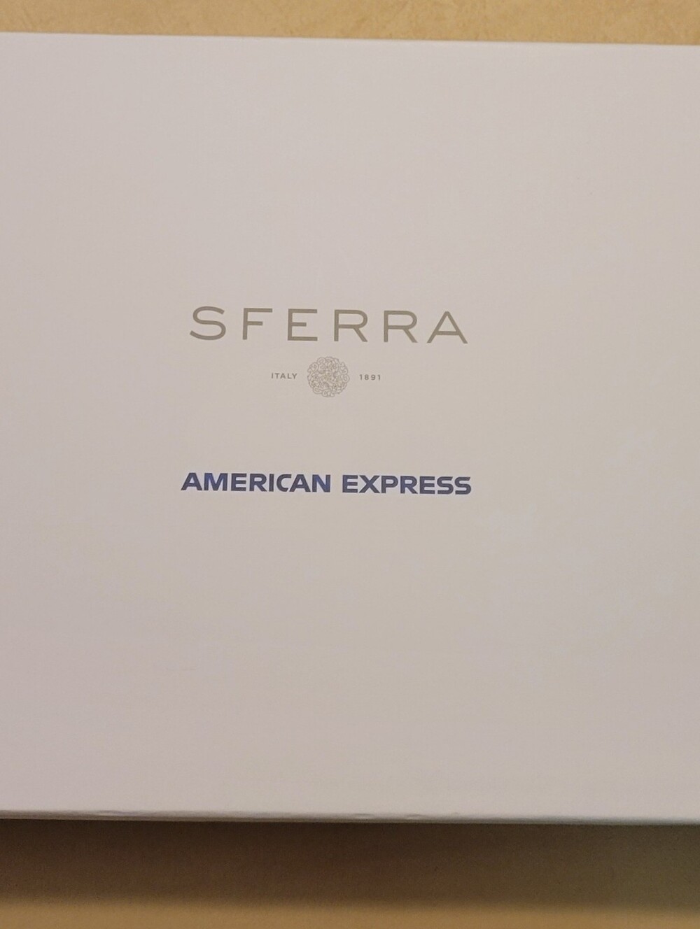 Emty 17.5" X 13" X 2.25" SFERRA White Box.